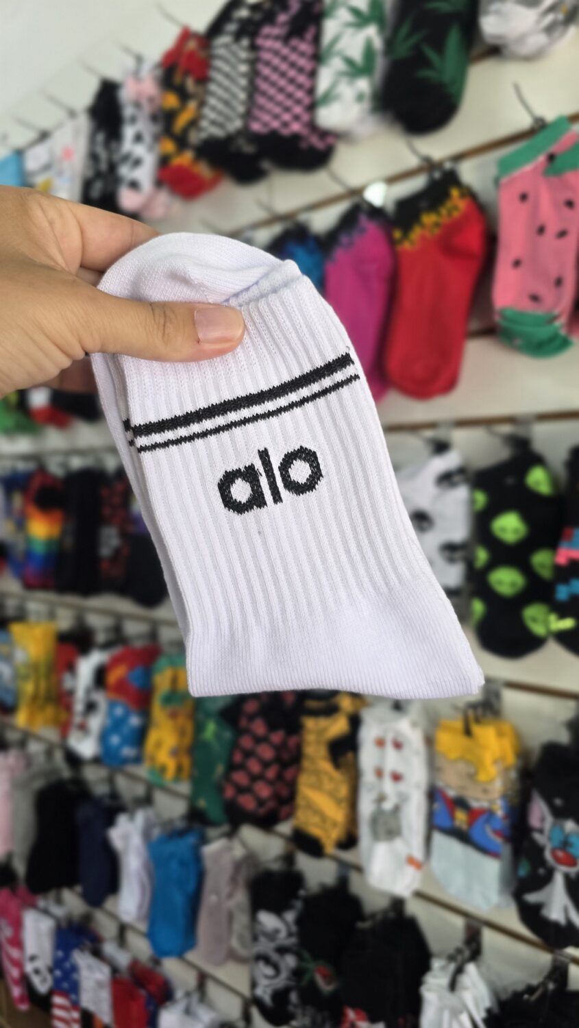 Deportiva Media Tenis Alo Base Blanca – RMN