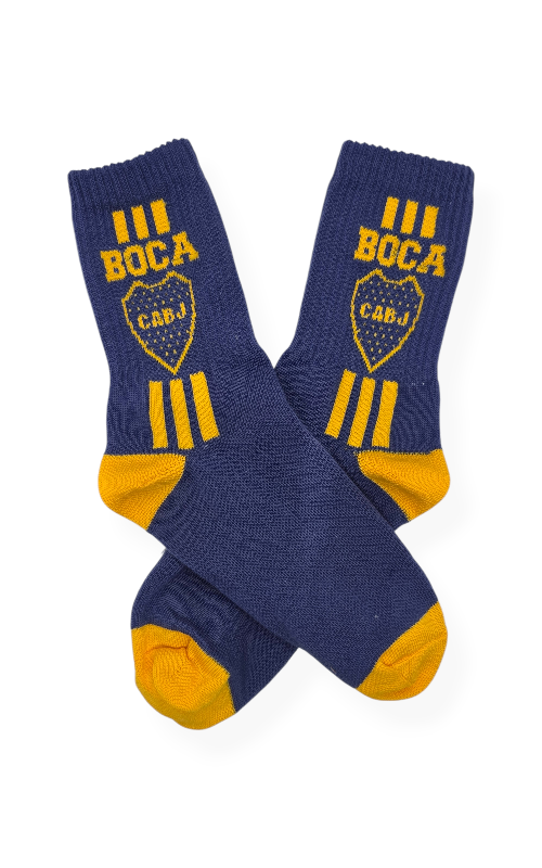 Tenis de Diseño Cuadro Boca Escudo y Lineas Verticales – RMN