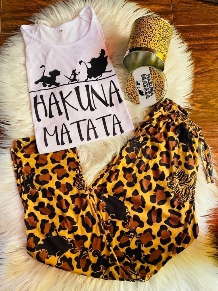 Pijama Largo Adulto Hakuna Matata