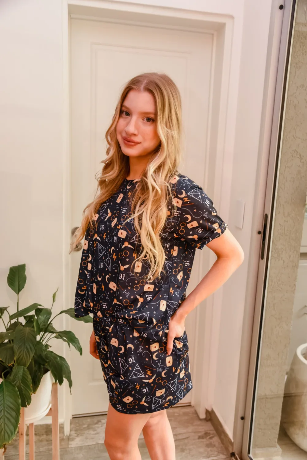 Pijama Corto Full Print Harry Potter